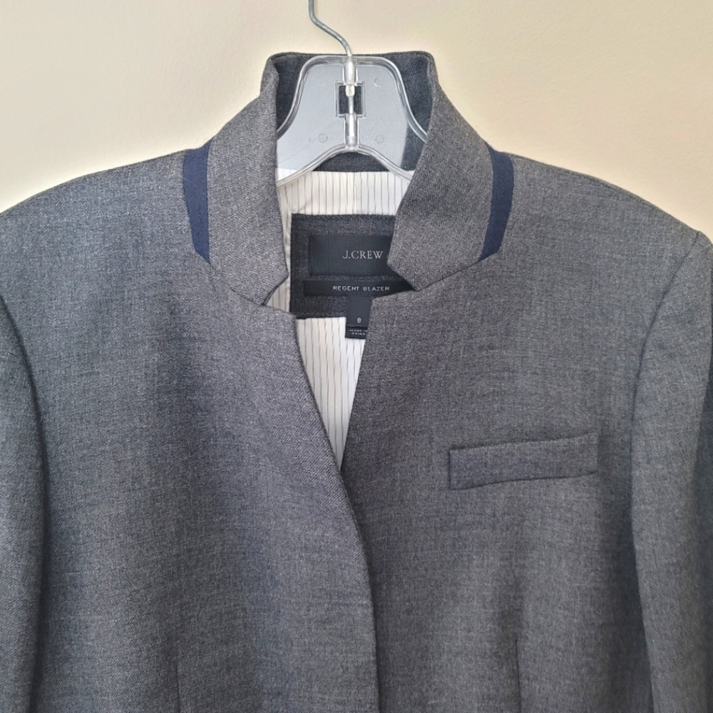 NWOT J. Crew Wool Regent Blazer, Size 8 - Picture 2 of 15